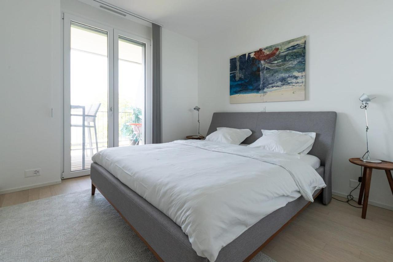 Les Terrasses De Lavaux 1 - Appartement De Luxe Avec Vue Panoramique Et Piscine Puidoux Экстерьер фото