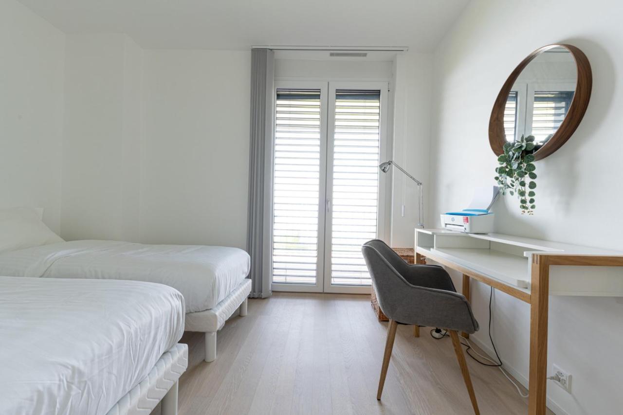 Les Terrasses De Lavaux 1 - Appartement De Luxe Avec Vue Panoramique Et Piscine Puidoux Экстерьер фото